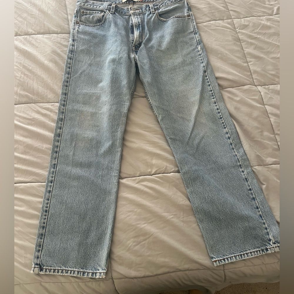 Levi's Light Blue 505 Regular Fit Men's Jeans Size 36X30